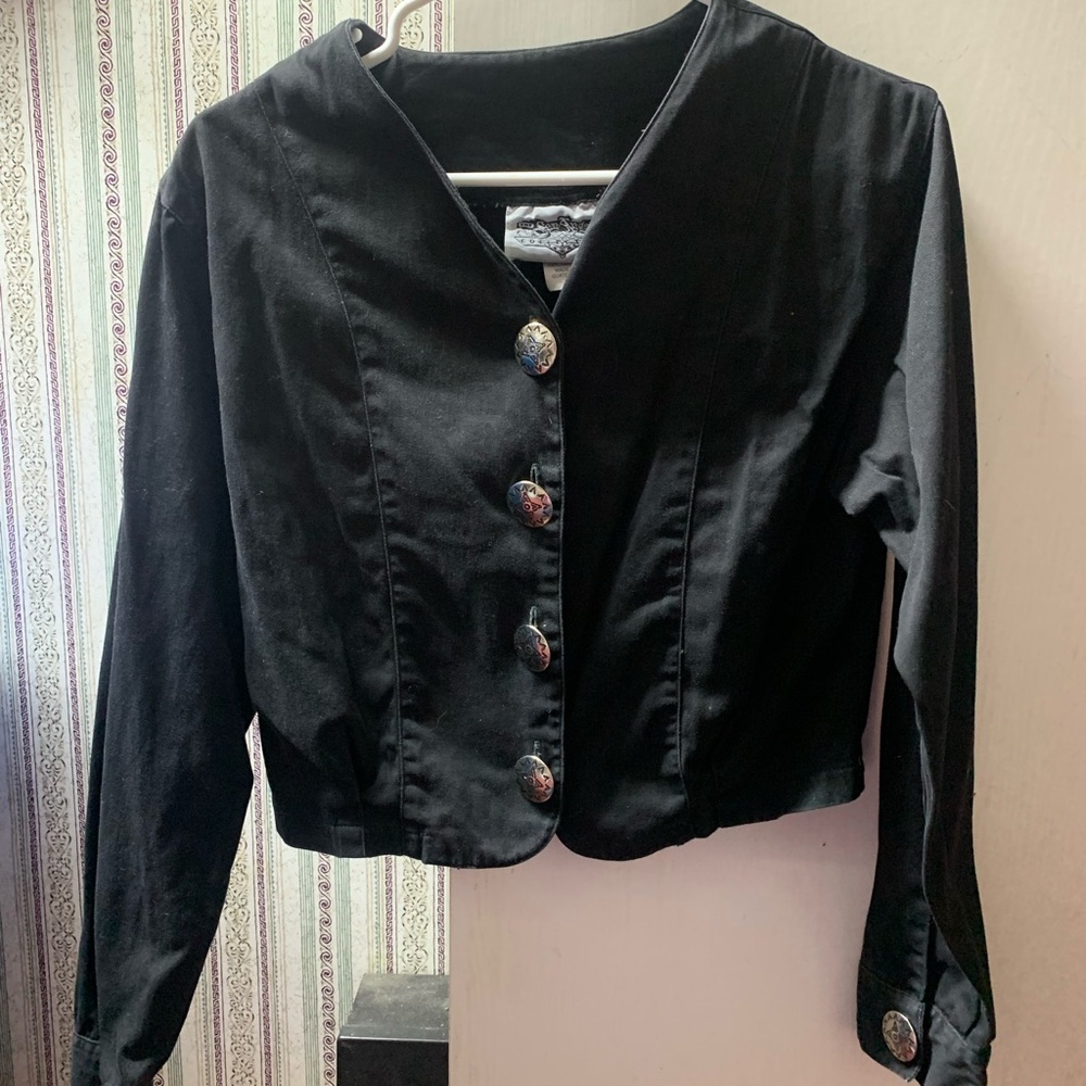 Vintage The San Angelo Texas collection long sleeve button down bolero jacket